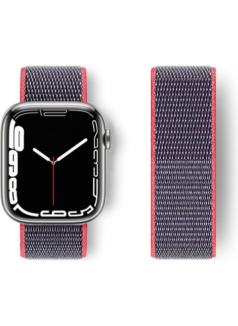 Apple Watch 45MM Mesh Velcro Band - Pink