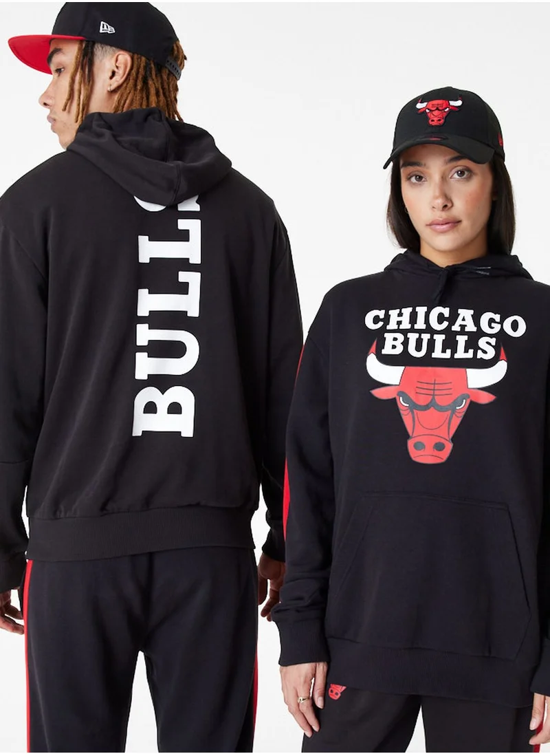 NEW ERA Chicago Bulls Colour Block Oversized Hoodie