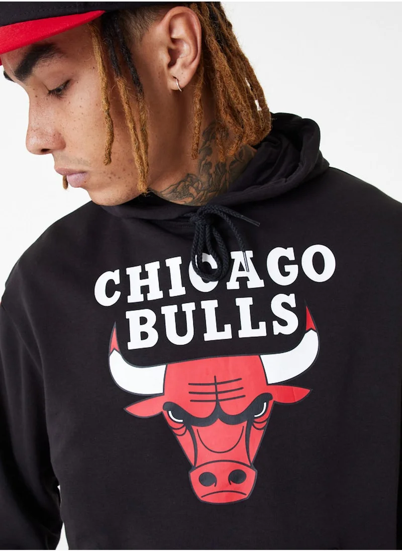 NEW ERA Chicago Bulls Colour Block Oversized Hoodie
