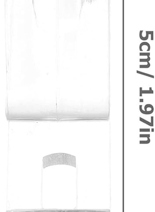 10 قطعة من حامل حبل الستائر على شكل حرف P الشفاف، بديل دليل سلسلة الأمان - Image 3