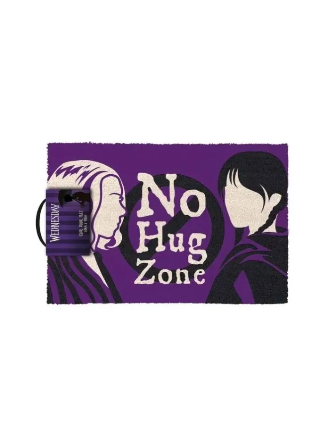 Pyramid Wednesday Door Mat - No Hug Zone (40cm x 60cm)