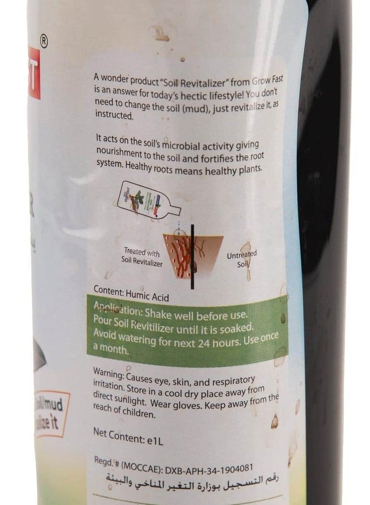 Grow Fast Soil Revitalizer For Indoor And Outdoor Plants 1ltr - Image 2