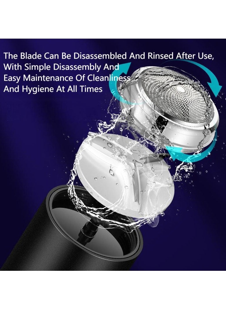 In Air Pocket Size Mini Portable Shaver Electric Razor Easy One Button Use Suitable For Home Car Travel  - Image 5