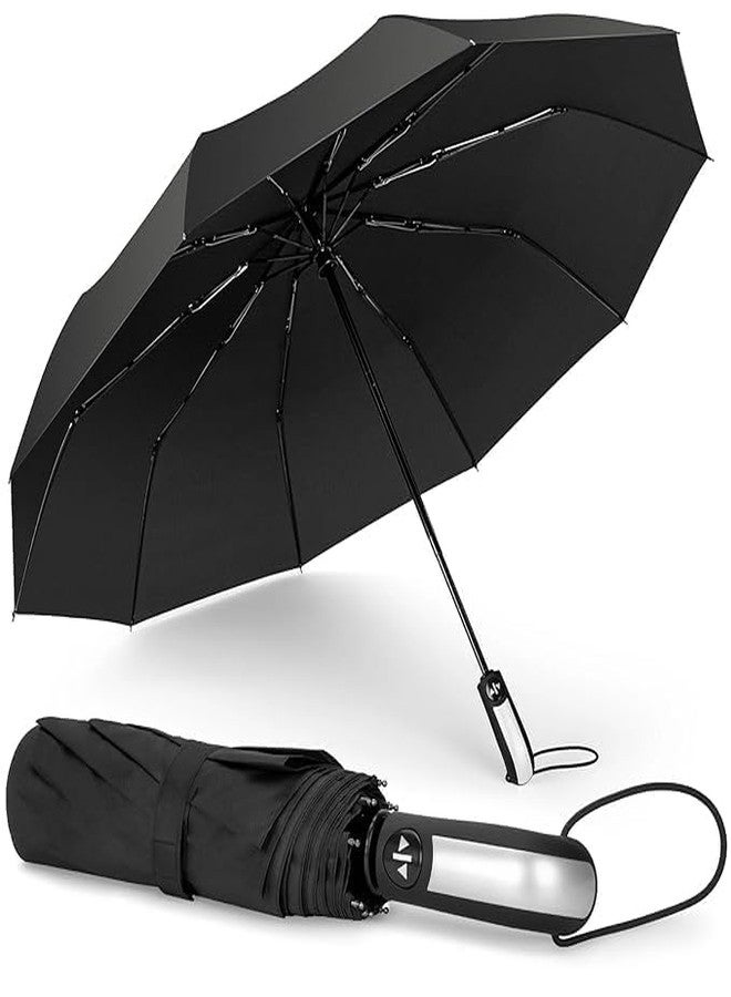 ConvertKitchen مظلة جولف أوتوماتيكية قابلة للفتح من ConvertKitchen، مظلات كبيرة الحجم مقاومة للرياح والماء، مظلات عصا للمطر للرجال والنساء والعائلة. - Image 1