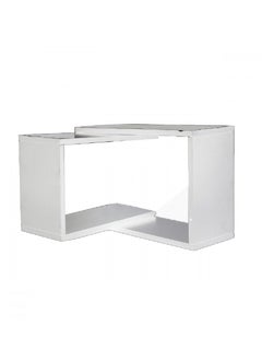 co arma Corner shelves in the form of overlapping squares, white  - Image 3