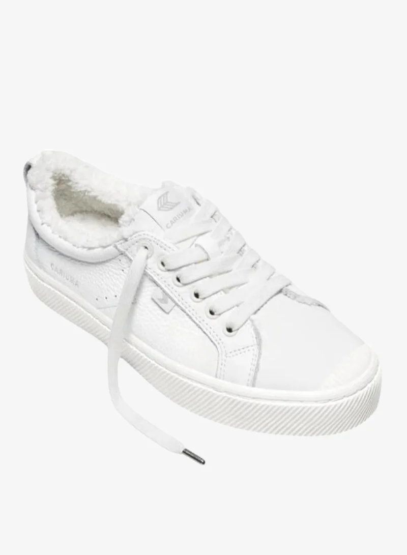 كاريوما OCA Therma Low White Premium Leather Sneaker