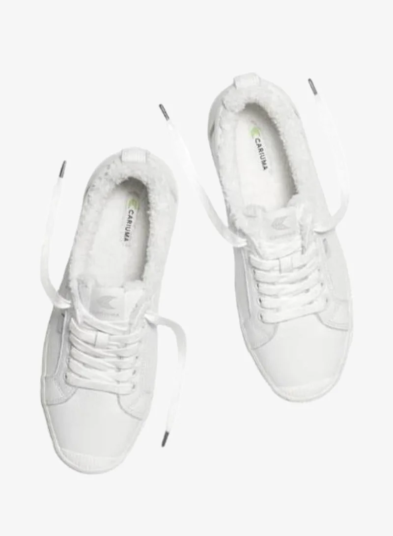 Cariuma  OCA Therma Low White Premium Leather Sneaker  | Best Price UAE