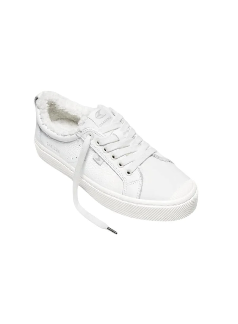 كاريوما OCA Therma Low White Premium Leather Sneaker