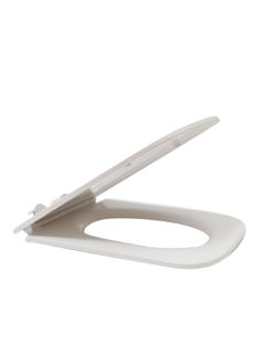 HONEYBEE High-Quality and Durable UF UBF Toilet Seat Cover White 480 x 73 x 415 cm LPU-004(SQUARE SHAPE)  - Image 1