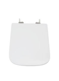 HONEYBEE High-Quality and Durable UF UBF Toilet Seat Cover White 480 x 73 x 415 cm LPU-004(SQUARE SHAPE)  - Image 3