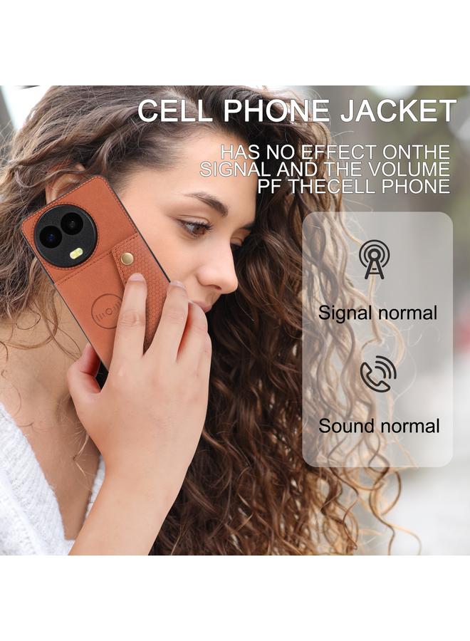 اس-توب جراب لهاتف Realme 11 5G Global مزود بفتحات بطاقات مزدوجة ومشبك مغناطيسي - Image 4