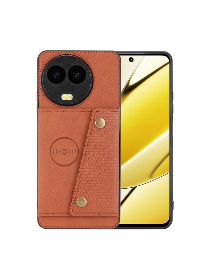 اس-توب جراب لهاتف Realme 11 5G Global مزود بفتحات بطاقات مزدوجة ومشبك مغناطيسي - Image 1