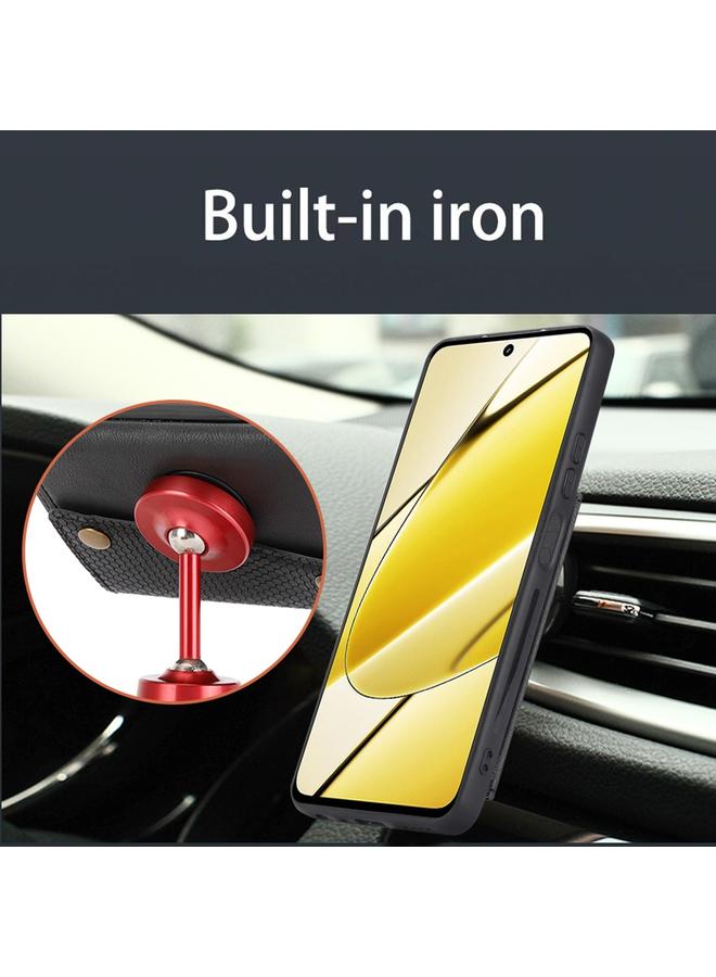 اس-توب جراب لهاتف Realme 11 5G Global مزود بفتحات بطاقات مزدوجة ومشبك مغناطيسي - Image 5