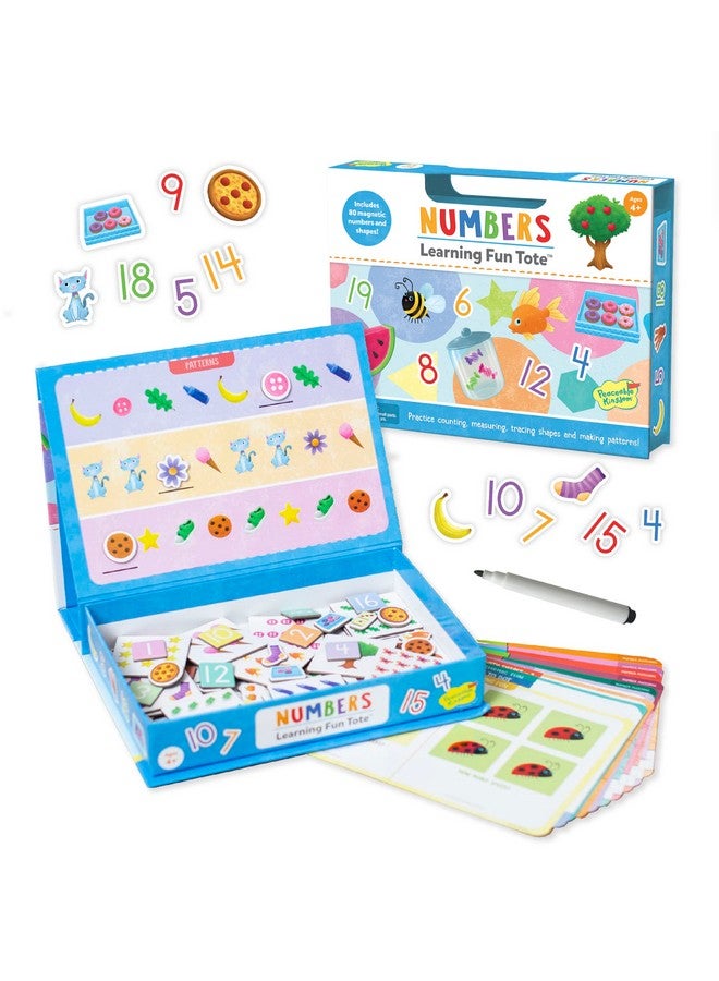 Peaceable Kingdom Numbers Learning Fun Tote - Counting, Patterns, Sequences, Educational Toys Ages 4+ - Image 1
