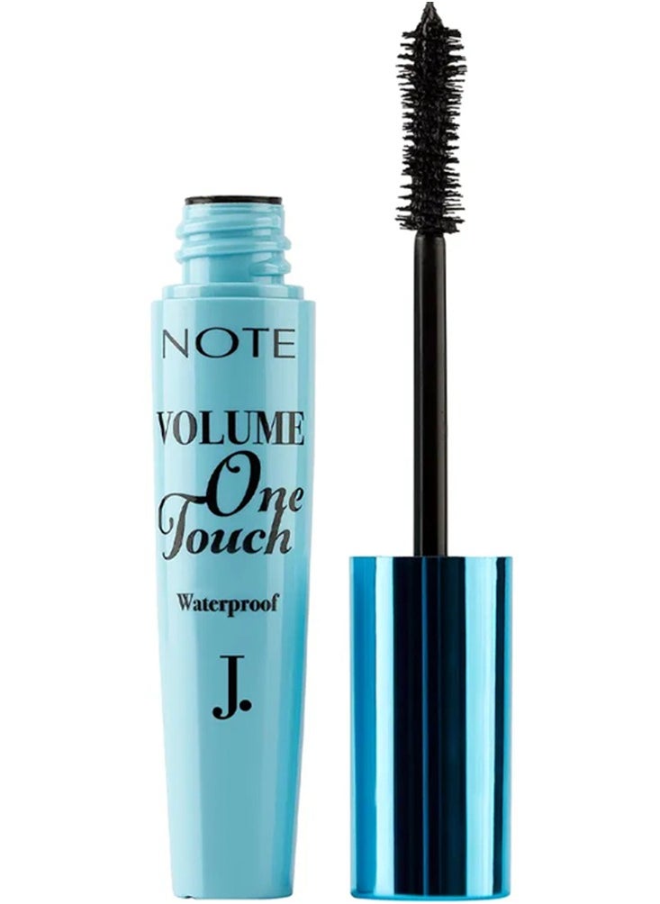 NOTE COSMETIQUE - VOLUME ONE TOUCH MASCARA WP NO.BLACK - Volumized lashes in one stroke - Image 1