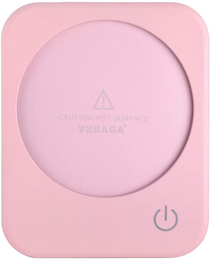 Vobaga Mug Warmer & Coffee Mug Warmer with 4 Hours Auto Shut-Off, Coffee Warmer Plate for Office Home Desk Use with 3 Temperature Settings, Cup Warmer for Cocoa, Tea, Milk, Water, Coffee Gifts(No Cup) - Image 1