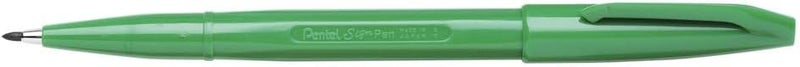 Pentel S520 Original Fibre Tipped Pen - Green (Pack Of 12) - Image 1