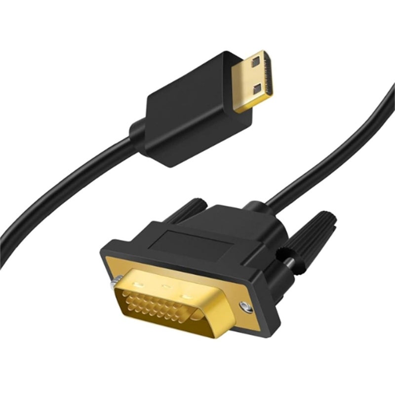 كابل توصيل عالي الوضوح Mini HDMI متوافق مع DVI 24+1 اتصال عام Mini HDMI متوافق مع DVI 0.3م-1.8م (0.25م) - Image 1