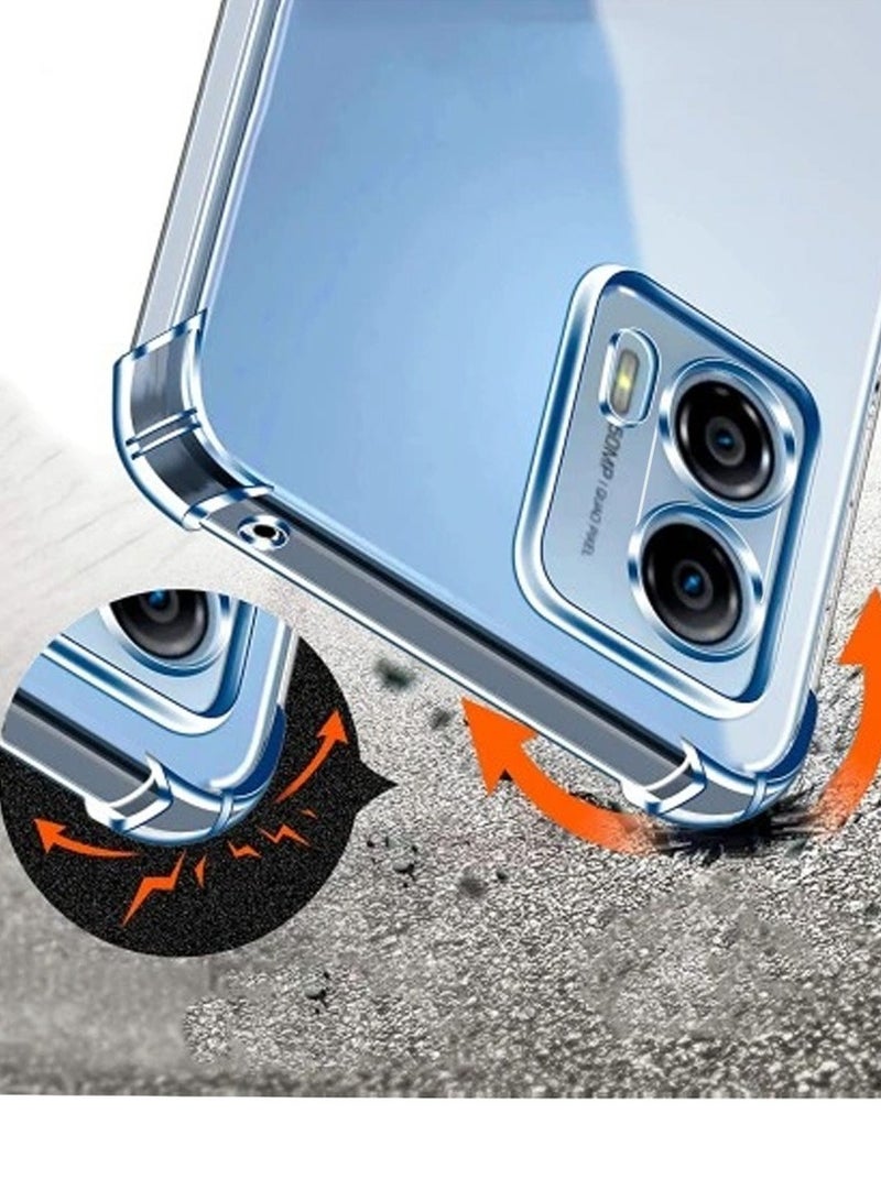 Techie Motorola Moto G24  TPU Bumper Corner Case with Camera Lens Protection Transparent Protective Back Cover - Image 2