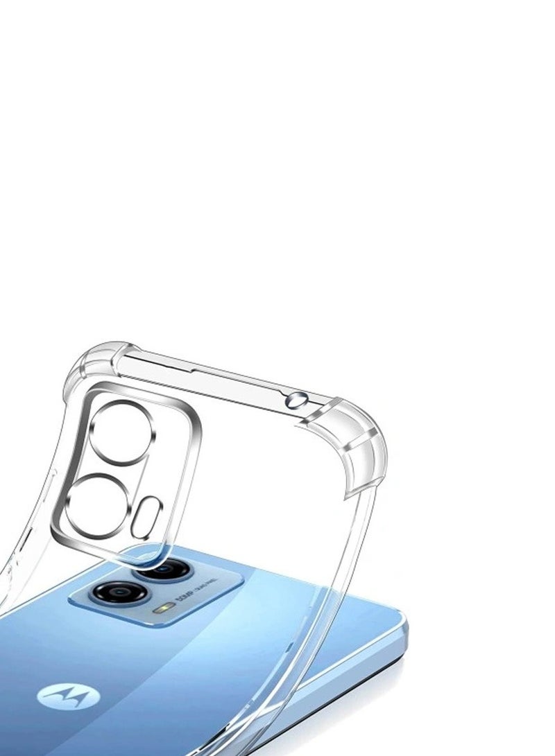 Techie Motorola Moto G24  TPU Bumper Corner Case with Camera Lens Protection Transparent Protective Back Cover - Image 3