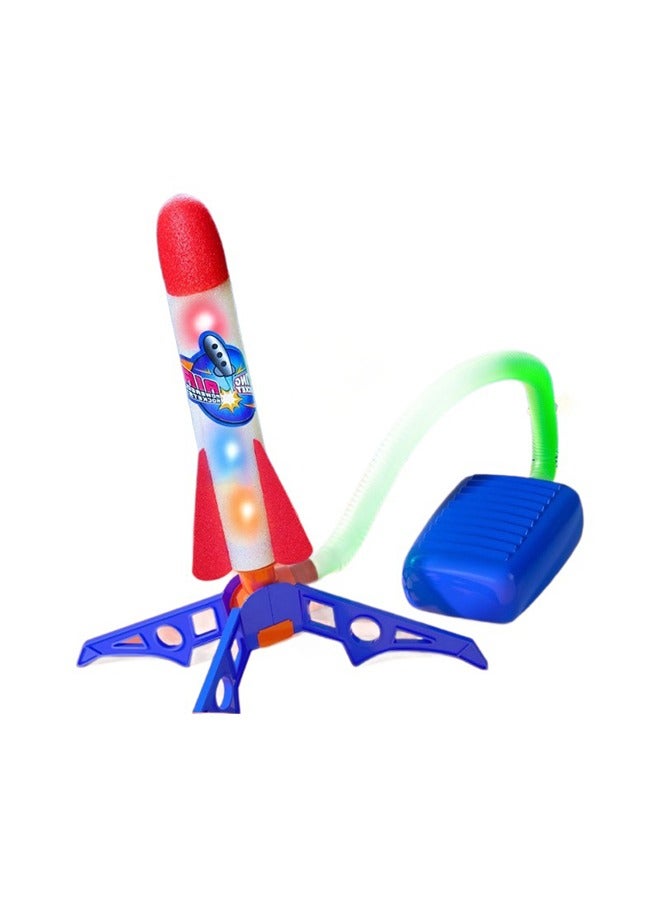 Toys Rocket Launcher for Kids, Christmas Stocking Stuffers for Ages 3 4 5 6 7 8+ Years Old, Stomp Outdoor Toys Games, Toddler Boys Birthday Gifts, Launch up to 90+ft  - Image 1