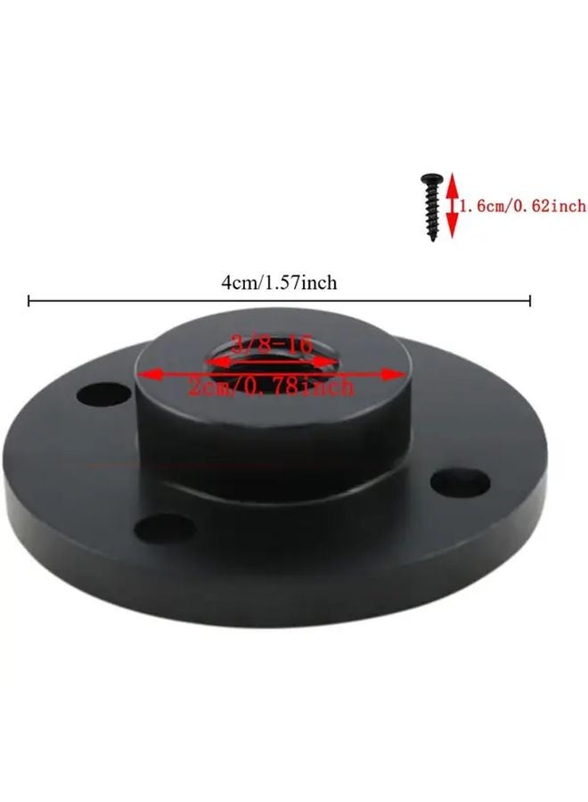 Black Wall Mount Bracket 1 4 20 Tripod Mount For Microphone Camera Monitoring - Image 3
