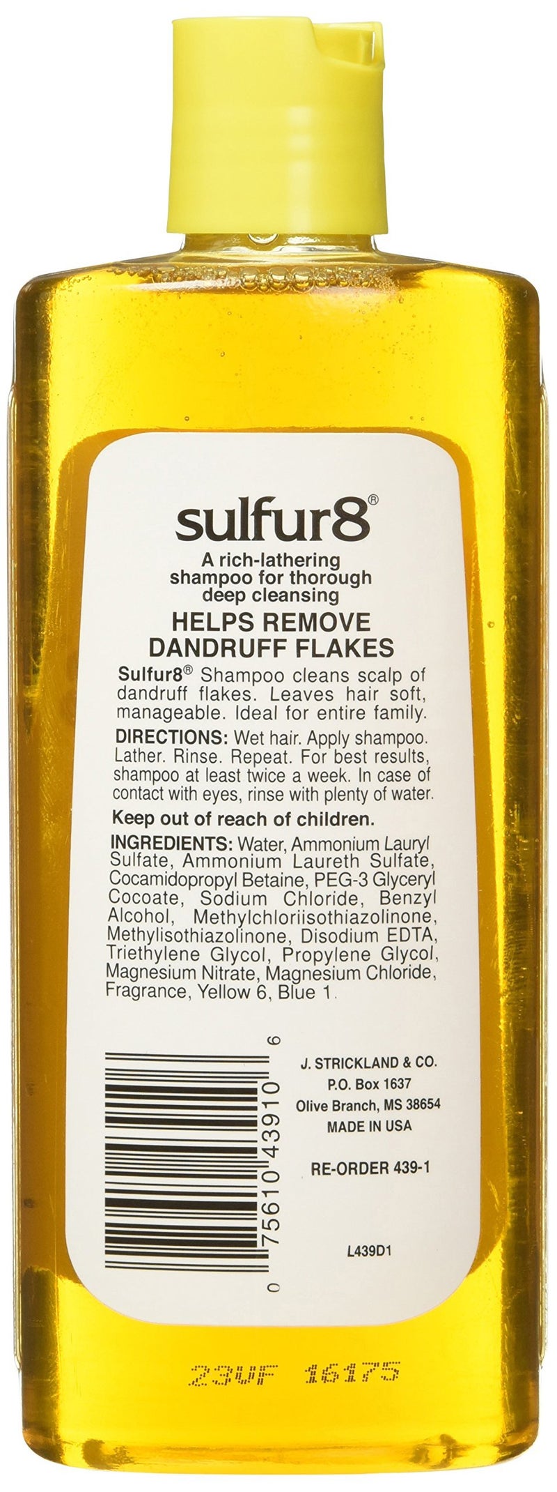 Sulfur 8 شامبو سلفور 8 للتنظيف العميق للقشرة، 7.5 أونصة - Image 2