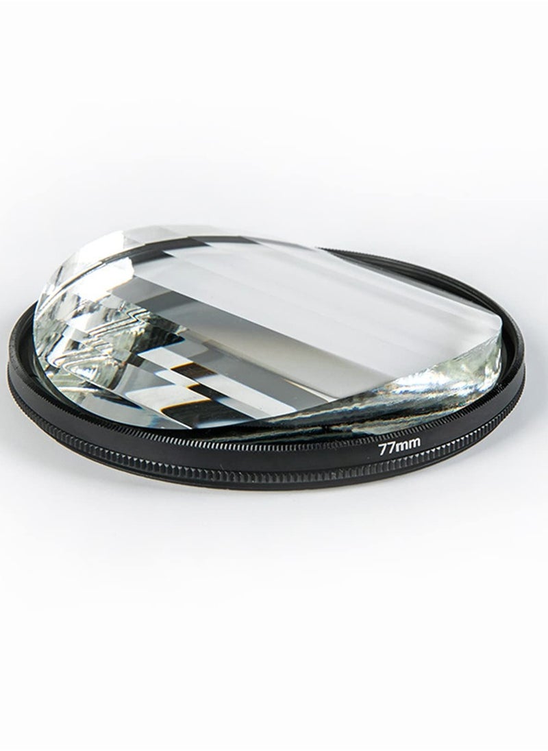 SYOSI Camera Filter Accessories, 77mm Linear Glass Prism, Foreground Blur, Repeated Color Images, Glass Prism Special Effects Filter, LENS0002  - Image 2