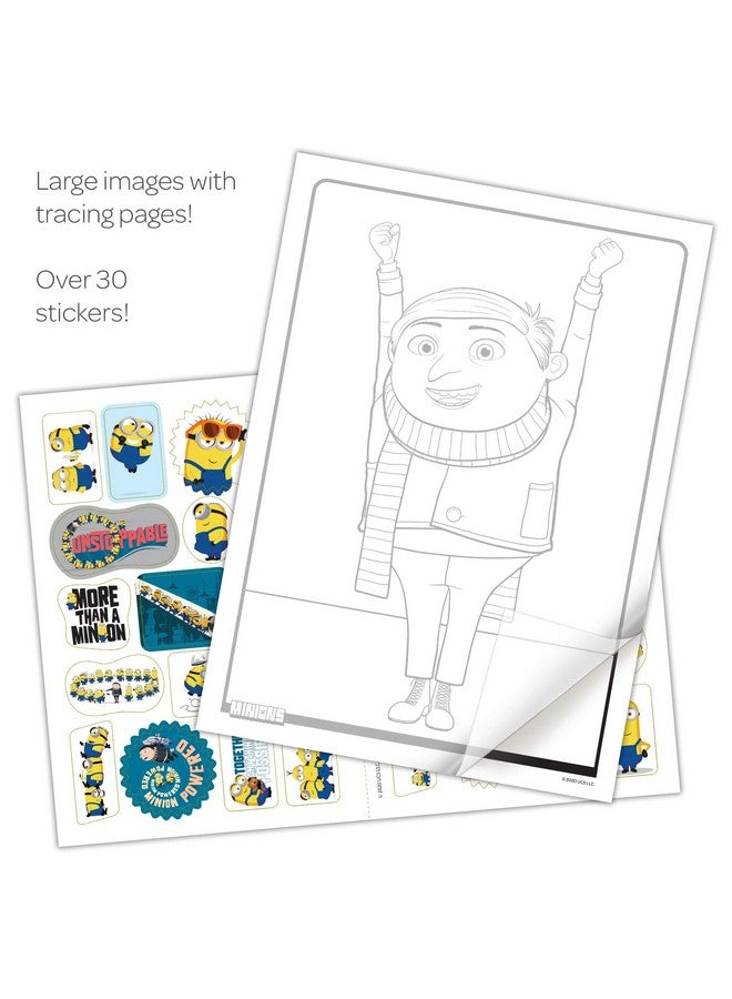 Despicable Me Minions Rise Of Gru 48Page Color And Trace Activity Book 48406 - Image 3