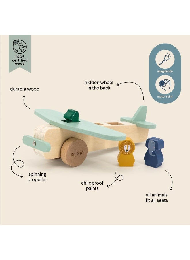 Trixie Wooden animal airplane - Image 3