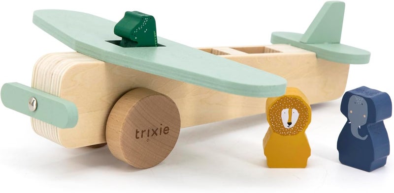 Trixie Wooden animal airplane - Image 1