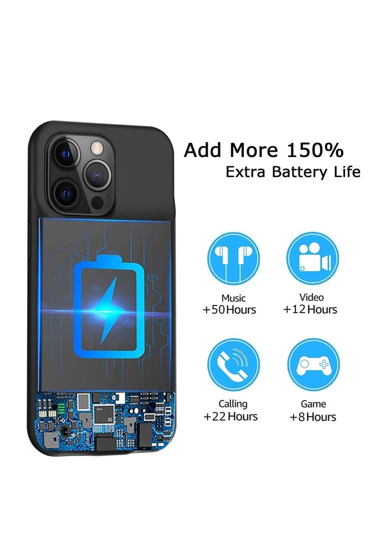 Raxoom (4500mAh)Portable Battery Pack, Rechargeable Smart Charger Case For Iphone 13 Pro Max - Image 3