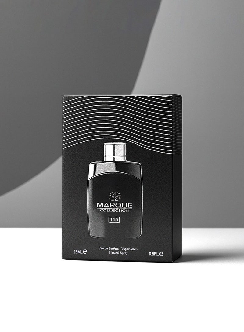 MARQUE COLLECTION Aromatic Perfume for Men – Marque Collection No. 110 | Long Lasting Perfume for Men | Fresh & Sweet Scent | 25ml Eau de Parfum - Image 3