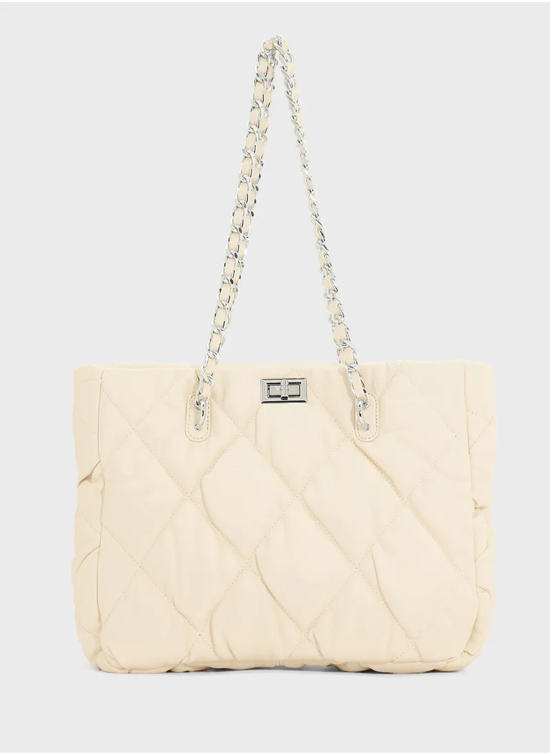 ايلا Quilted Ladies Tote Bag