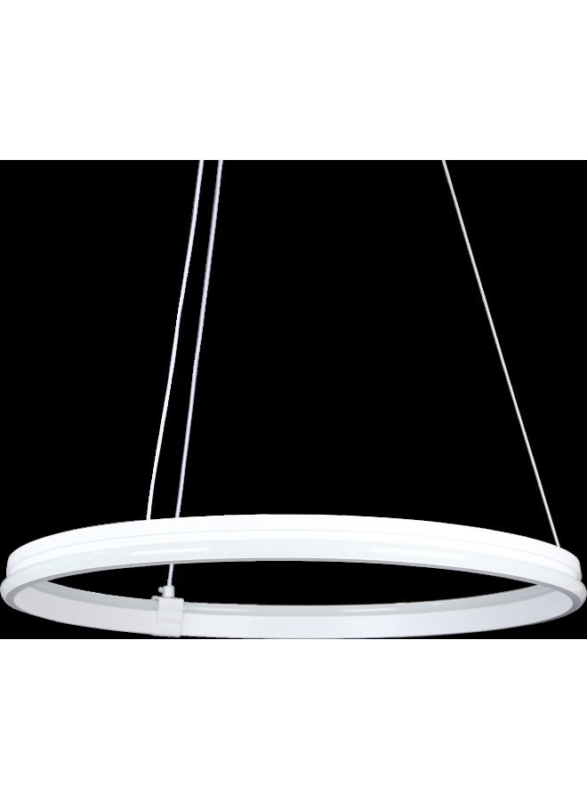Hummer Modern 2 meter white chandelier with lighting color, 3 lights, 85 watts  - Image 2