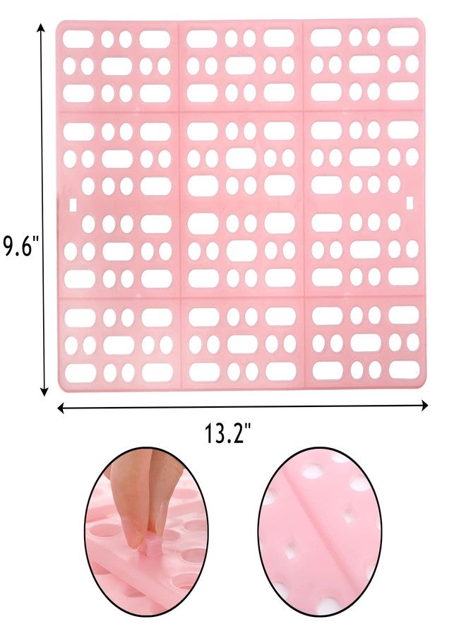 Lyellfe 12 Pack Plastic Rabbit Cage Mat, Durable Rabbit Floor Mat with Snap Joint, Foot Resting Pads for Pet Cats Dogs Bunny, Assorted Colors - Image 2