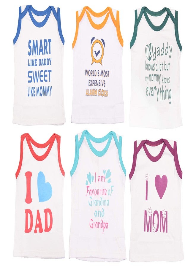 Toddylon Cotton Solid New Born Baby Boy'S And Baby Girl'S Clothes T-Shirt And Nappy Set (0-6 Months) Combo Pack Of 6, Multicolour - Image 5