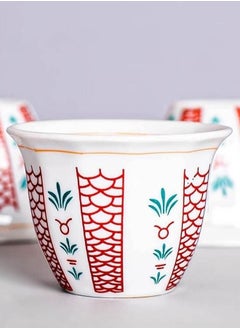 Badraig 12-pces Cawa Cups White/Green/Red 60Ml | 90 ML / 120 ML  - Image 3