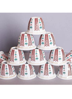 Badraig 12-pces Cawa Cups White/Green/Red 60Ml | 90 ML / 120 ML  - Image 2