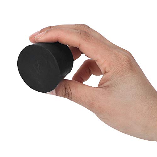 Enjoyist 34 Pack Solid Rubber Stoppers, 13 Assorted Sizes, 000# - 10# Black Tapered Lab Bungs - Image 5