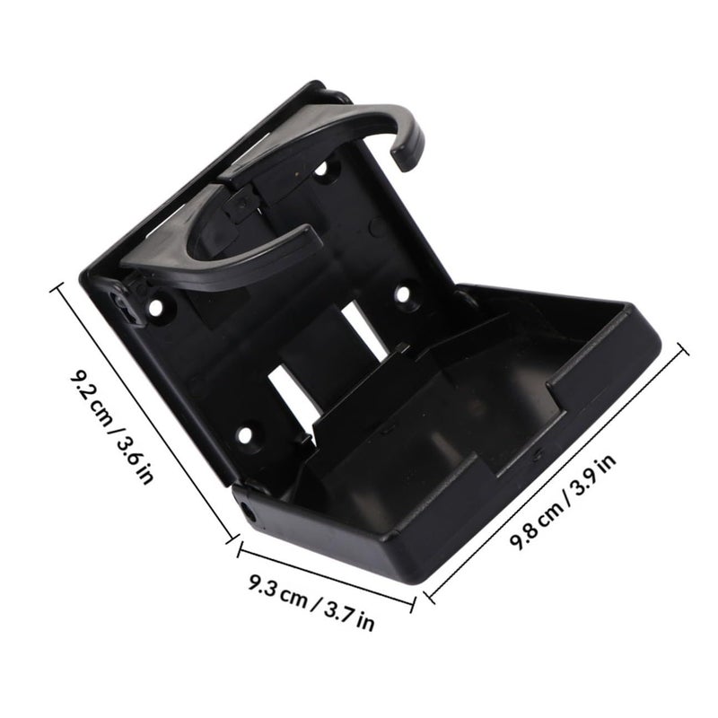 Foldable Car Cup Holder Beverage Rack Ashtray Black Drink Stand Vehicle Interior Accessories - Image 3