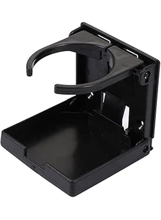 Foldable Car Cup Holder Beverage Rack Ashtray Black Drink Stand Vehicle Interior Accessories - Image 1