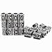 Eshylala 24 Pieces Norse Viking Rune Beads Antique Style DIY Accessories for Hair Beard Pendant Bracelet Making Vintage Metal Craft Beads Suitable for Men Women Handmade Jewelry Hair Decor - Image 2