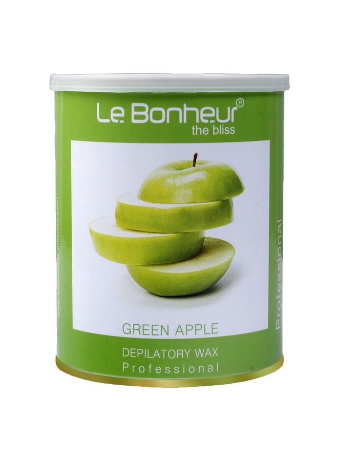 Le Bonheur.. Le Bonheur Green Apple Liposoluble Wax ; Hair Removal Wax For Full Body ; Sensitive Skin ; Sensitive Body Parts ; Skin Delicate Areas ; 800Gm - Image 1