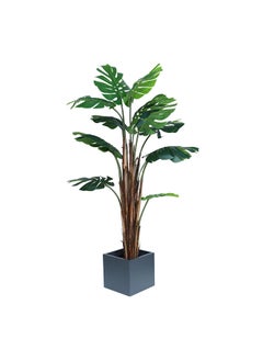 Generic Monstera Deliciosa Faux Real Touch High Simulation Artificial  Tropical (Swiss Cheese) Plant, 155 cm  - Image 4