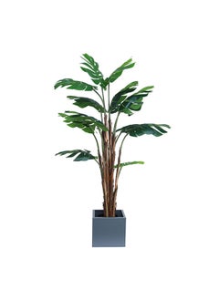 Generic Monstera Deliciosa Faux Real Touch High Simulation Artificial  Tropical (Swiss Cheese) Plant, 155 cm  - Image 2