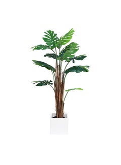 Generic Monstera Deliciosa Faux Real Touch High Simulation Artificial  Tropical (Swiss Cheese) Plant, 155 cm  - Image 5