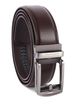 HAMMONDS FLYCATCHER Genuine Leather Belt for Men - Perfect for Formal and Casual Wear - Adjustable Waistband up to 46 Inches - Auto lock Belt for Formal and Casual Wear | K4K7  - Image 1