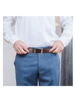 HAMMONDS FLYCATCHER Genuine Leather Belt for Men - Perfect for Formal and Casual Wear - Adjustable Waistband up to 46 Inches - Auto lock Belt for Formal and Casual Wear | K4K7  - Image 3