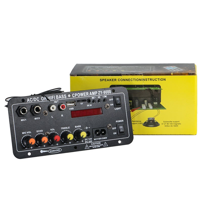 Family Karaoke Outdoor Car Diy Audio Subwoofer Power Amplifier Board Bluetooth Power Amplifier Board Car Power Amplifier Manufacturers - Image 1